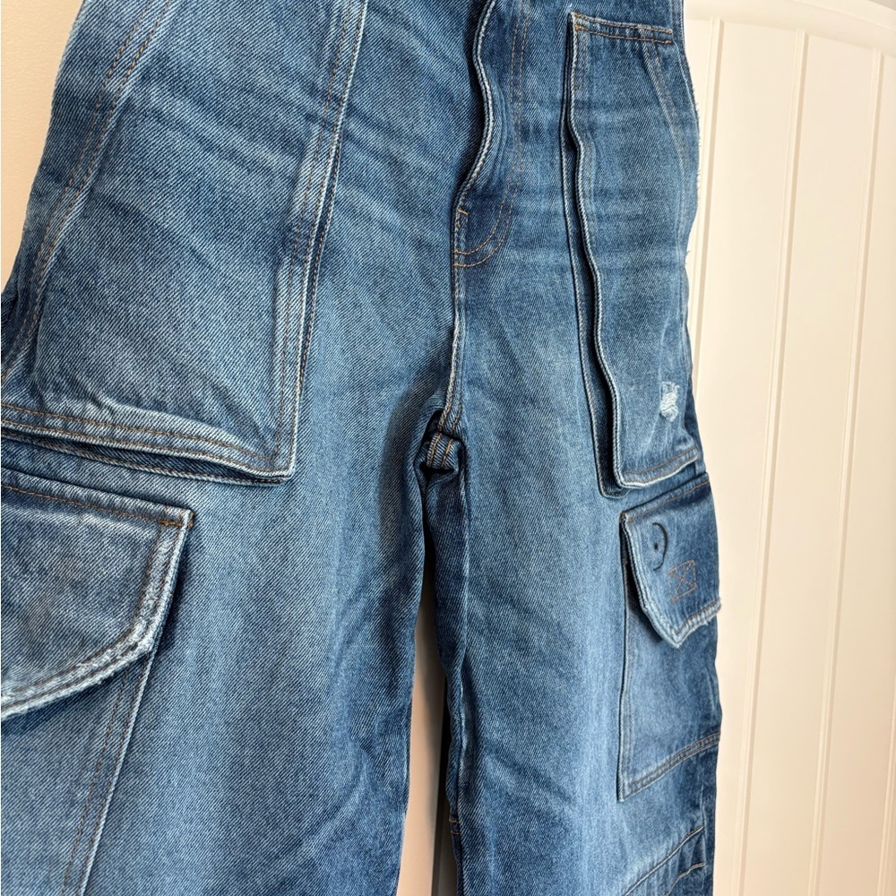 Only Daughters DAKOTA DENIM CARGO jean pants size XS / 25 - Picture 7 of 13